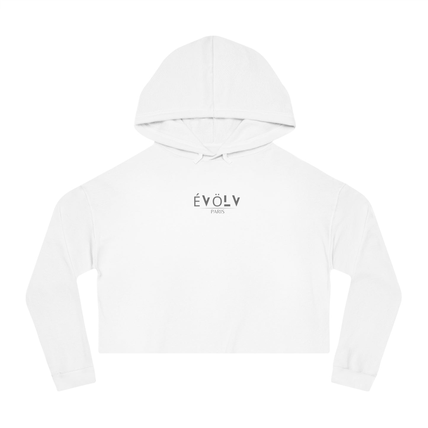 Évölv Women’s Cropped Hooded Sweatshirt (gry)