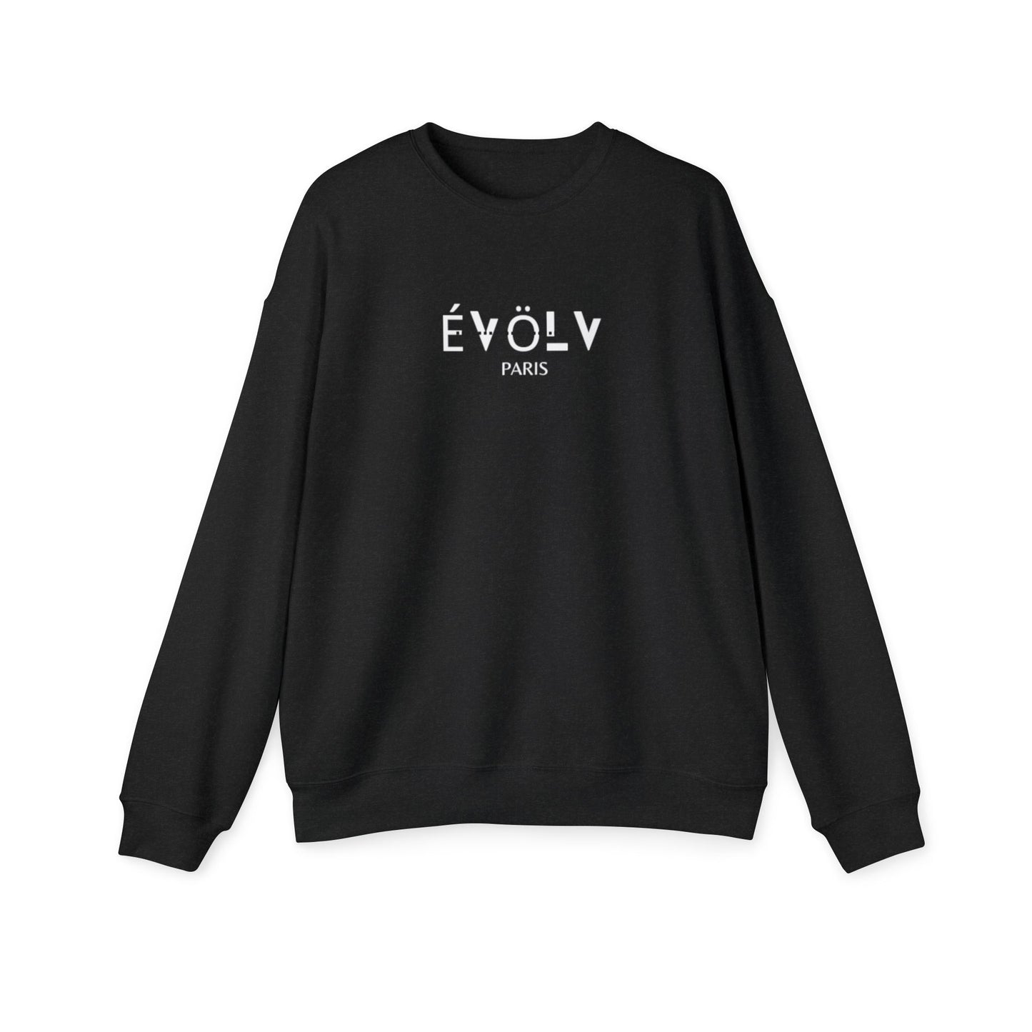 Shades of Évölv Unisex Drop Shoulder Sweatshirt (wht)
