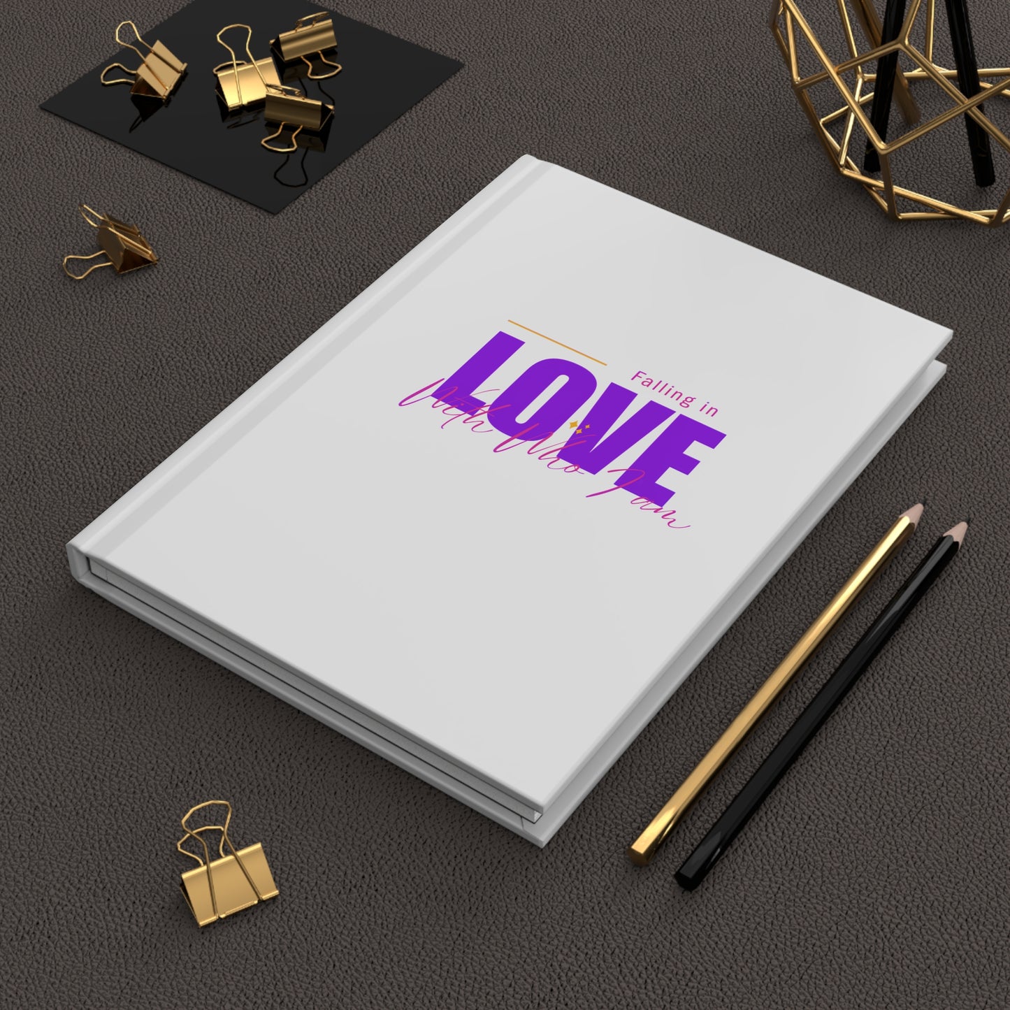 Bronzed XoXo Hardcover Journal Matte (prl)