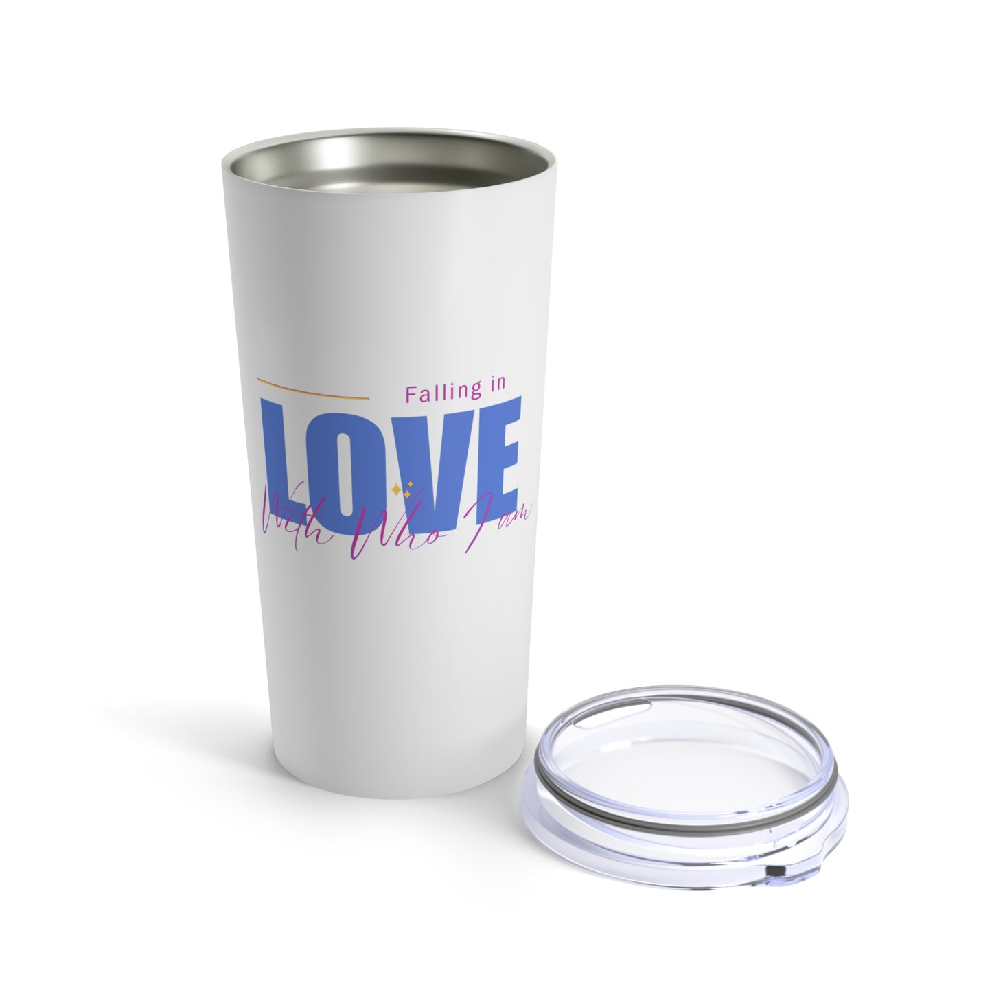 Falling In Love With Who I Am This Tumbler 20oz (Ble)