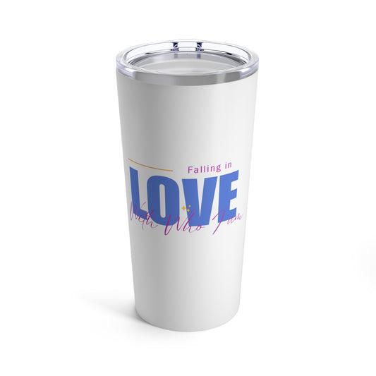 Falling In Love With Who I Am This Tumbler 20oz (Ble)