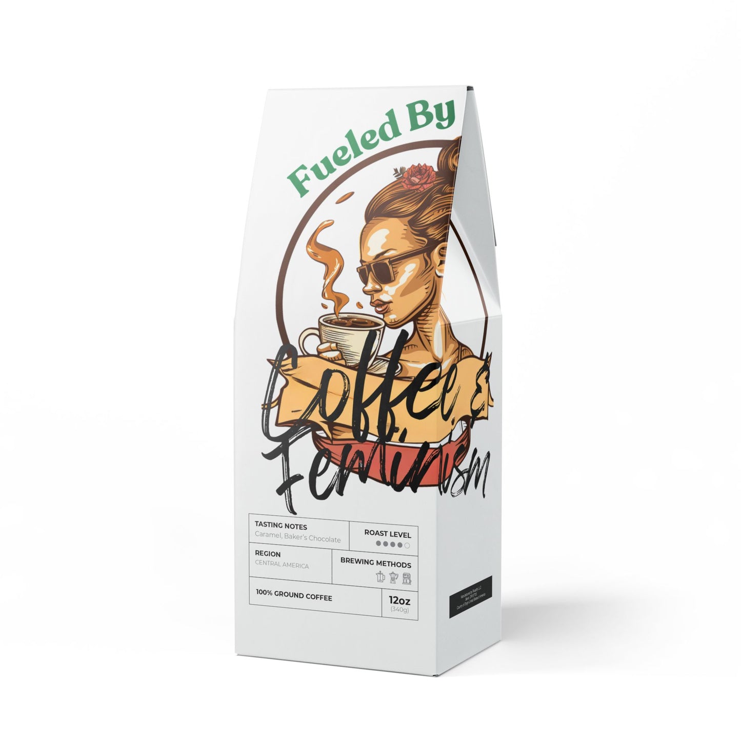 Fueled By Coffee & Feminism Flathead Valley Coffee Blend (Medium-Dark Roast)