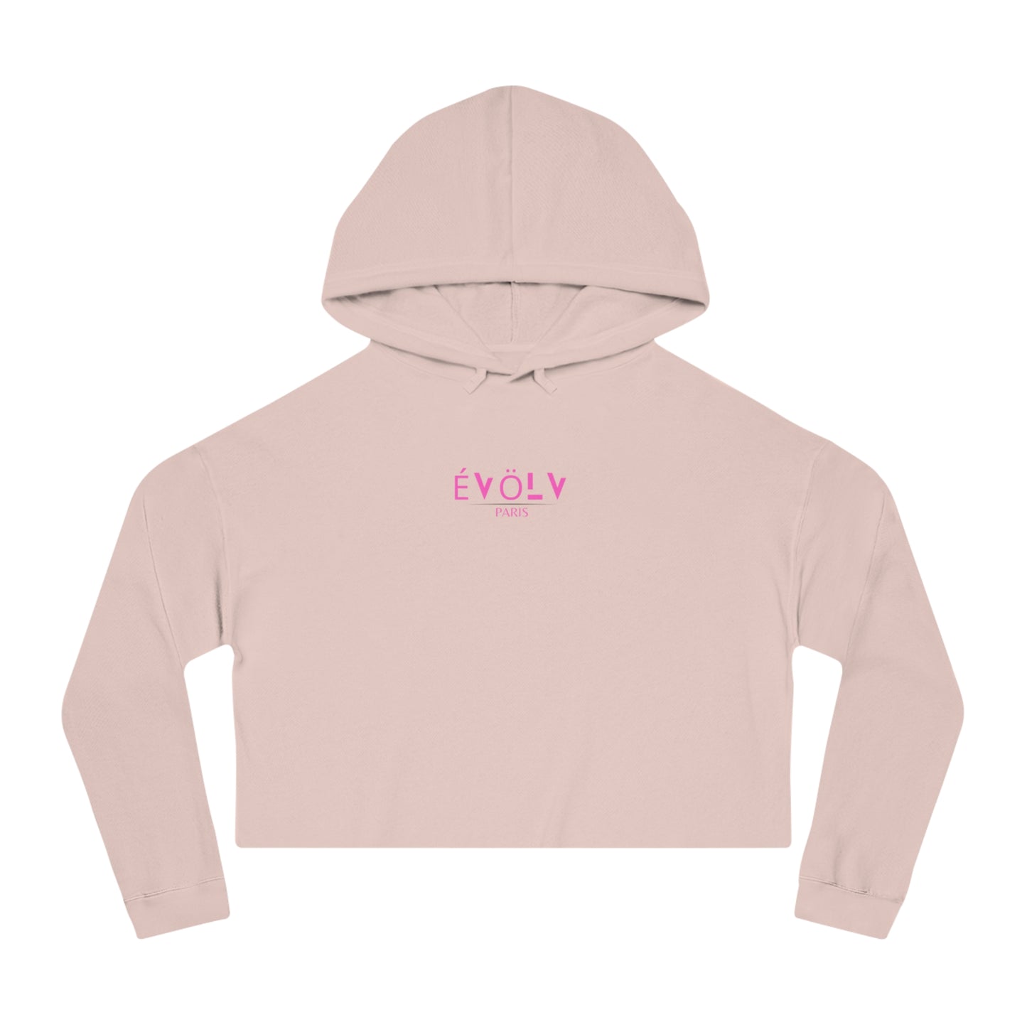 Évölv Women’s Cropped Hooded Sweatshirt Tie Die