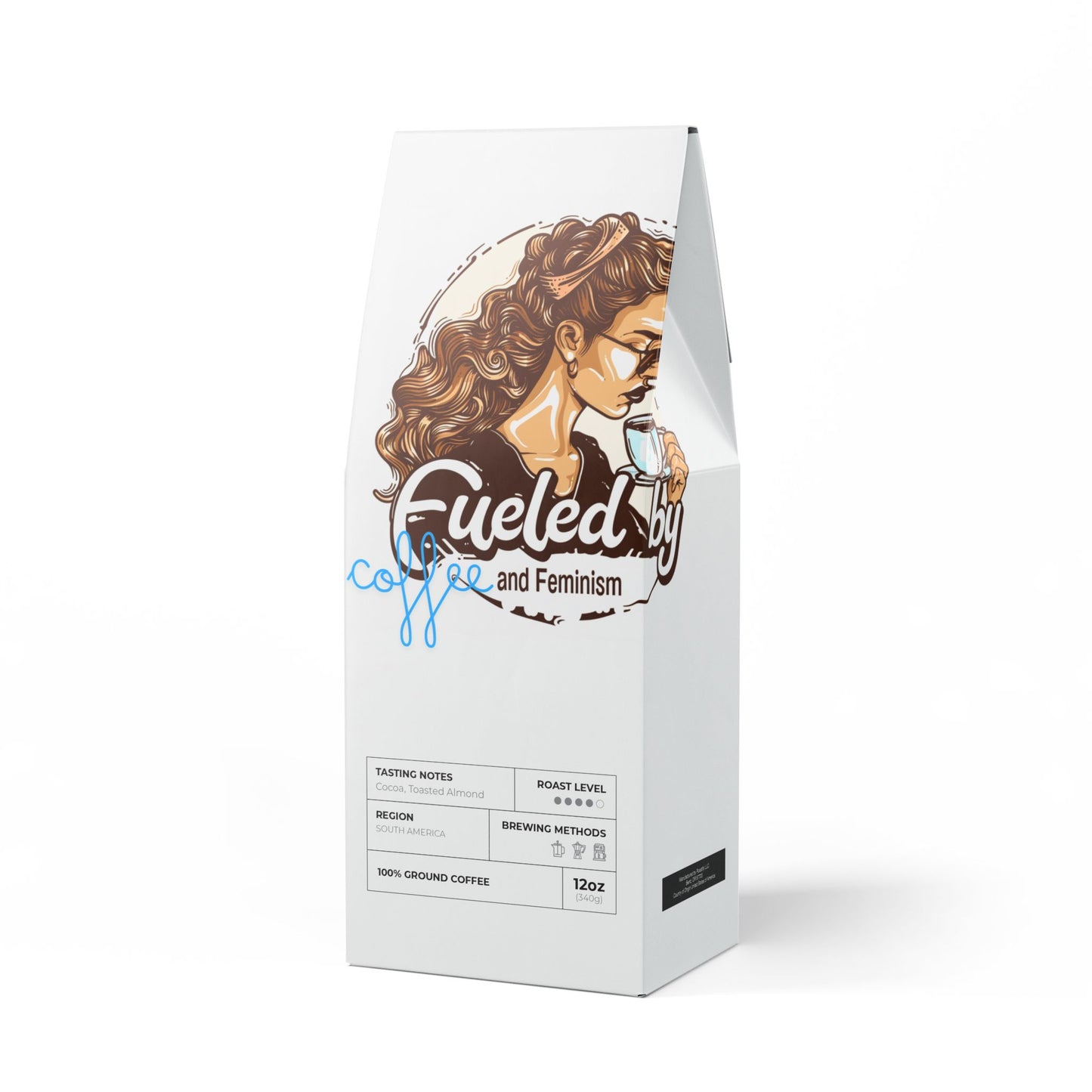 Fueled By Coffee & Feminism Cascades Coffee Blend (Medium-Dark Roast)