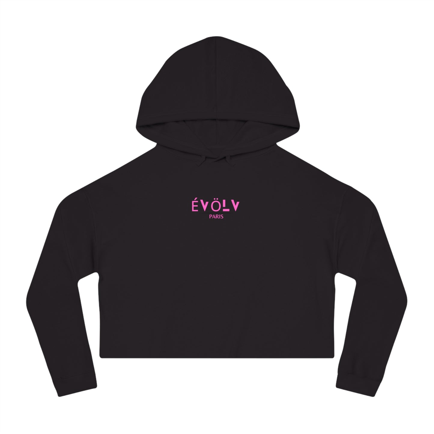 Évölv Women’s Cropped Hooded Sweatshirt Tie Die