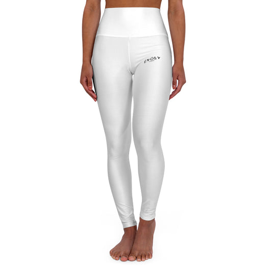 Évölv by Bronzed Xoxo High Waisted Yoga Leggings (AOP) (Blk)