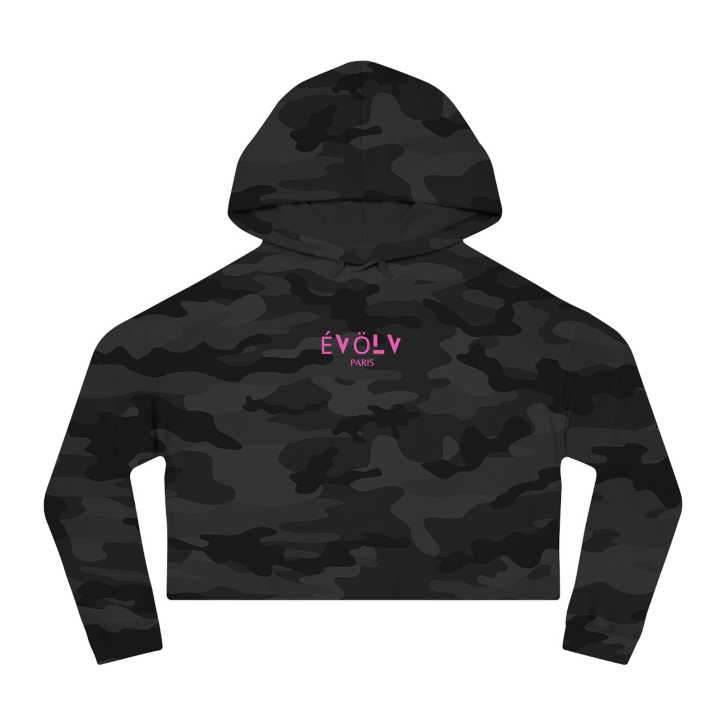 Évölv Women’s Cropped Hooded Sweatshirt Tie Die